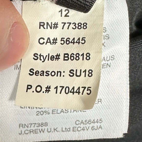 J Crew Ruched Bandeau One‎ Piece Swimsuit Black Womens Size 12 Style B6818 Beach - Picture 5 of 14